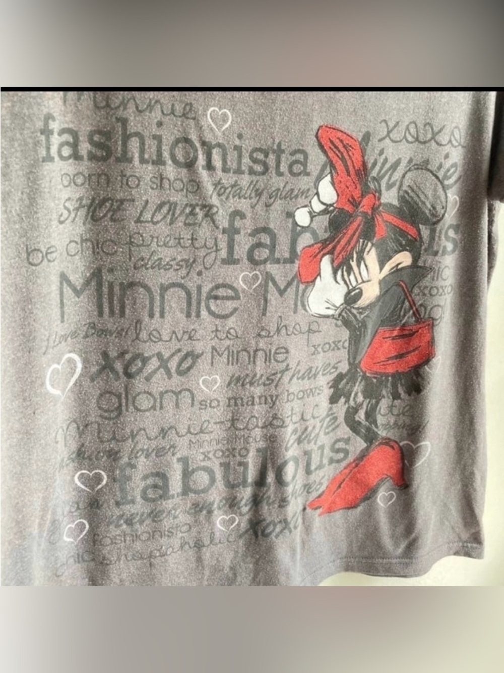 Minnie Mouse Fashionista T-Shirt XL Disney Store